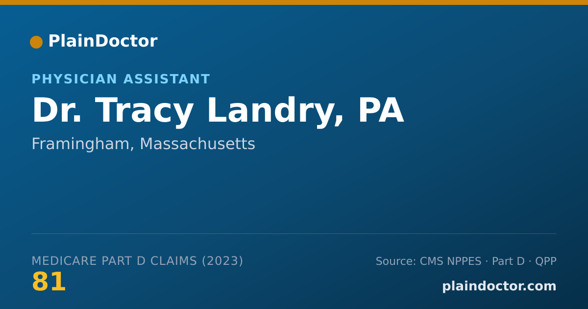 Shareable card for Tracy Landry, PA - Physician Assistant, Framingham, MA