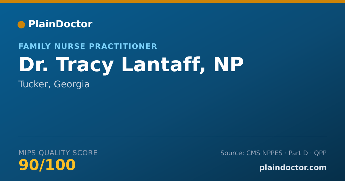 Shareable card for Tracy Lantaff, NP - Family Nurse Practitioner, Tucker, GA