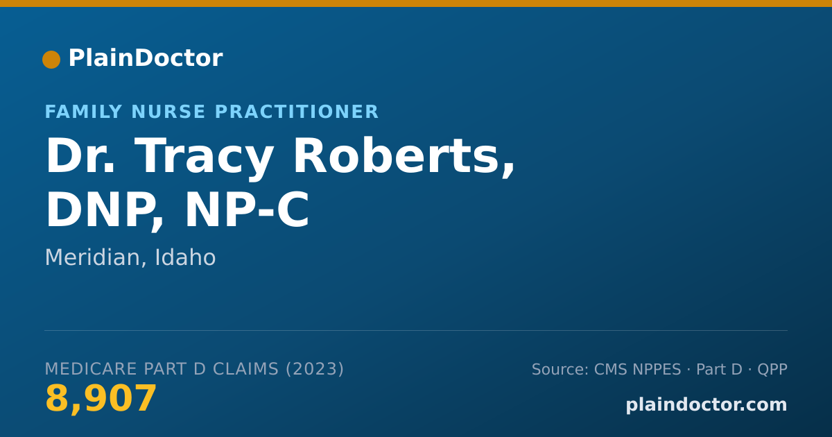 Shareable card for Tracy Roberts, DNP, NP-C - Family Nurse Practitioner, Meridian, ID
