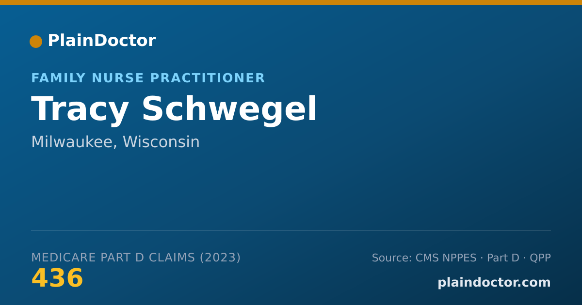 Shareable card for Tracy Schwegel - Family Nurse Practitioner, Milwaukee, WI