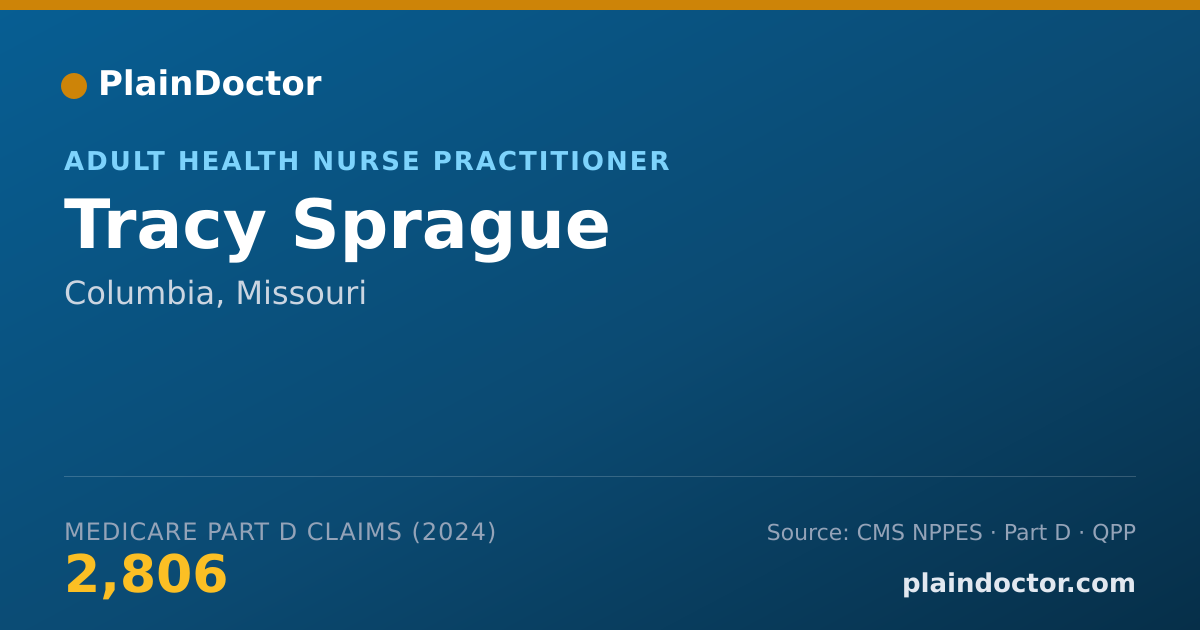 Shareable card for Tracy Sprague - Adult Health Nurse Practitioner, Columbia, MO