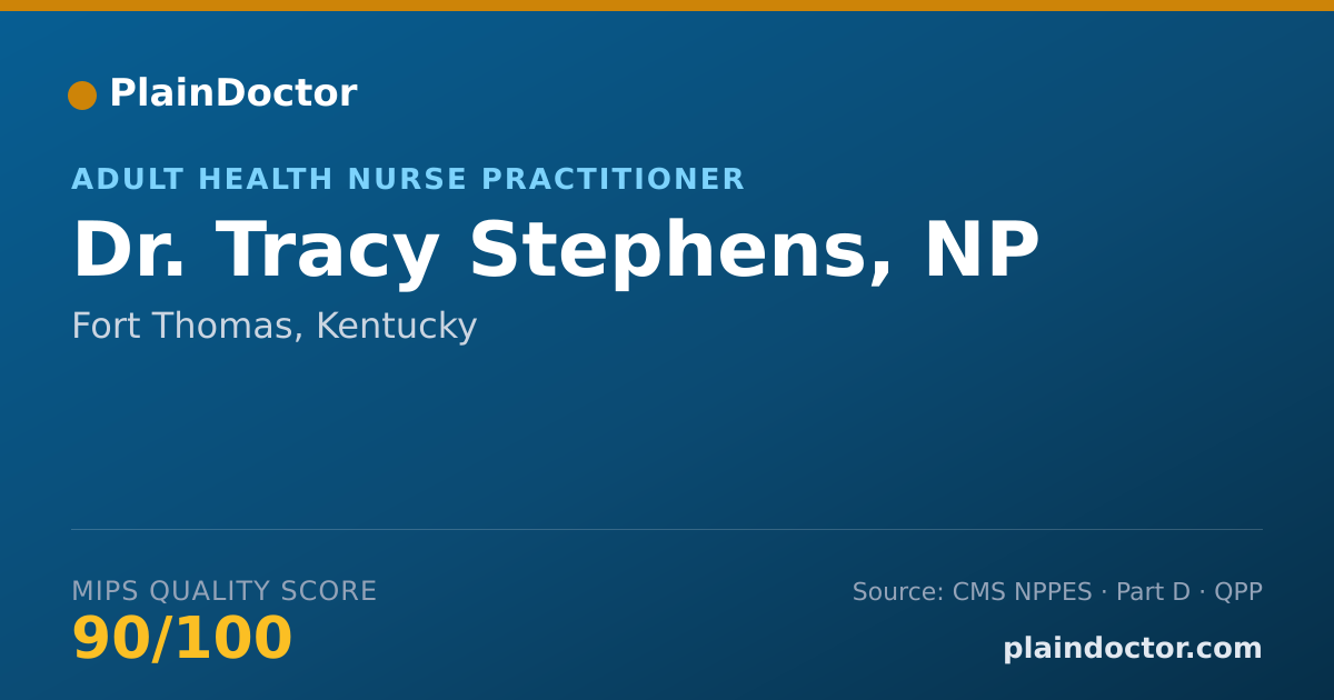 Shareable card for Tracy Stephens, NP - Adult Health Nurse Practitioner, Fort Thomas, KY