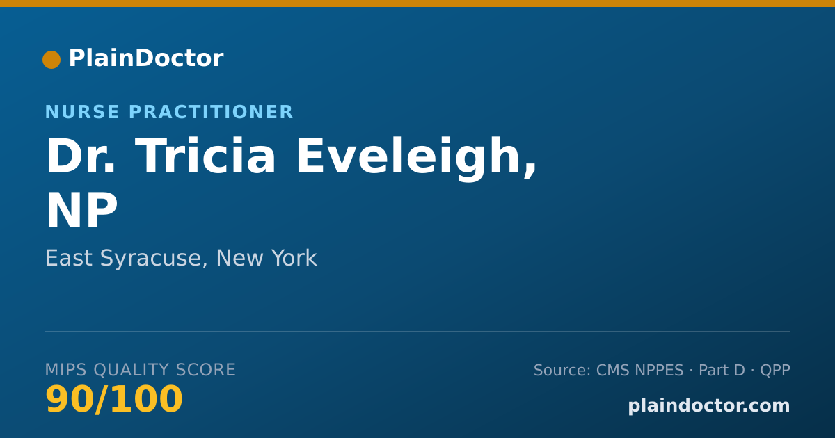Shareable card for Tricia Eveleigh, NP - Nurse Practitioner, East Syracuse, NY