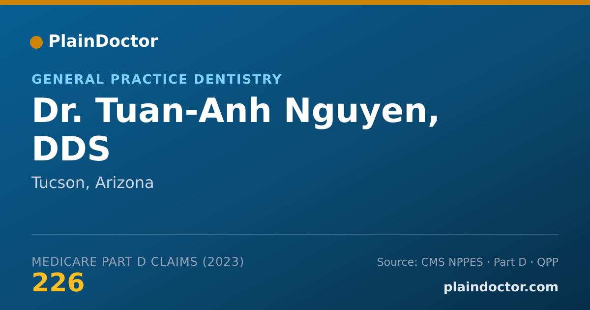 Shareable card for Tuan-Anh Nguyen, DDS - General Practice Dentistry, Tucson, AZ