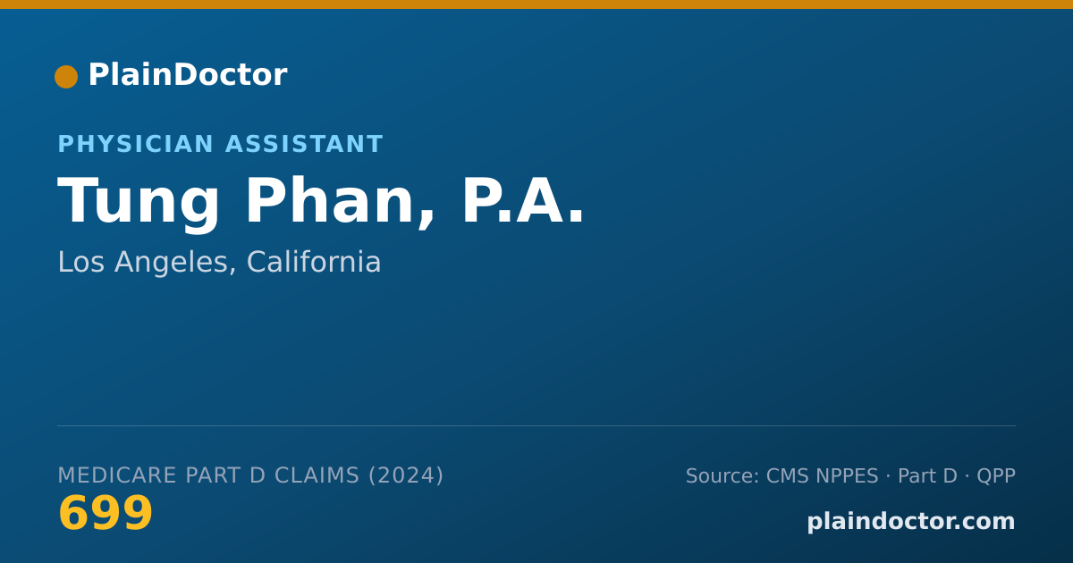 Shareable card for Tung Phan, P.A. - Physician Assistant, Los Angeles, CA