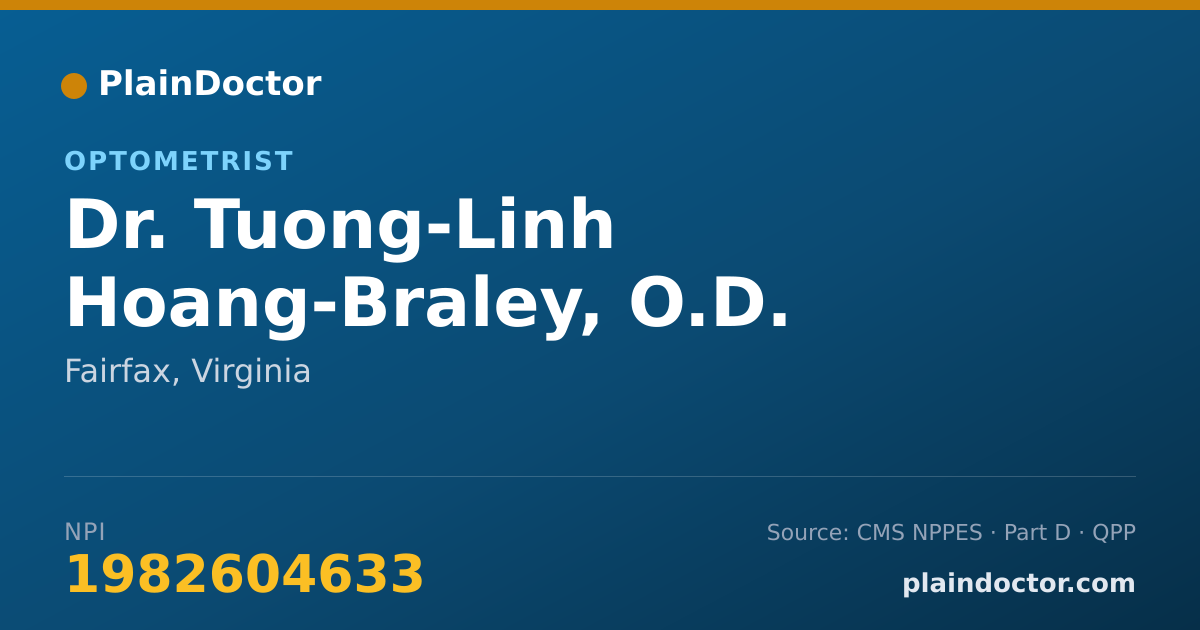 Shareable card for Tuong-Linh Hoang-Braley, O.D. - Optometrist, Fairfax, VA