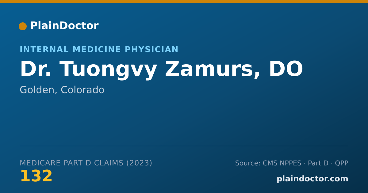 Shareable card for Tuongvy Zamurs, DO - Internal Medicine Physician, Golden, CO