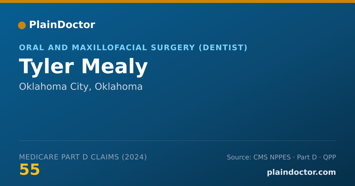 Shareable card for Tyler Mealy - Student in an Organized Health Care Education/Training Program, Oklahoma City, OK