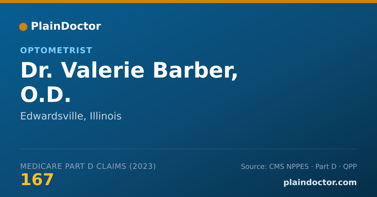 Shareable card for Valerie Barber, O.D. - Optometrist, Edwardsville, IL