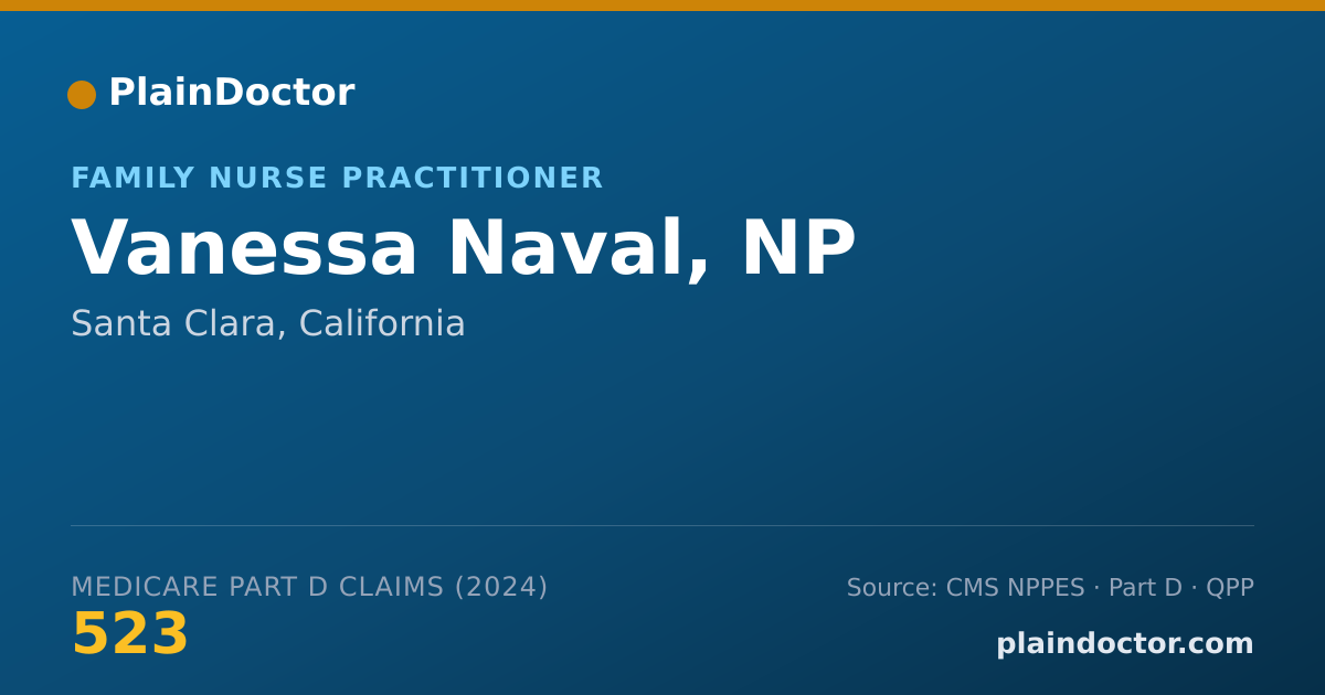 Shareable card for Vanessa Naval, NP - Family Nurse Practitioner, Santa Clara, CA