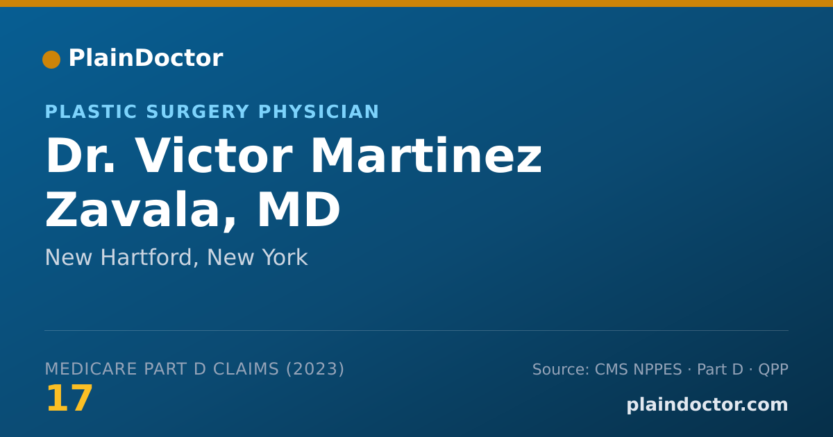 Shareable card for Victor Martinez Zavala, MD - Plastic Surgery Physician, New Hartford, NY