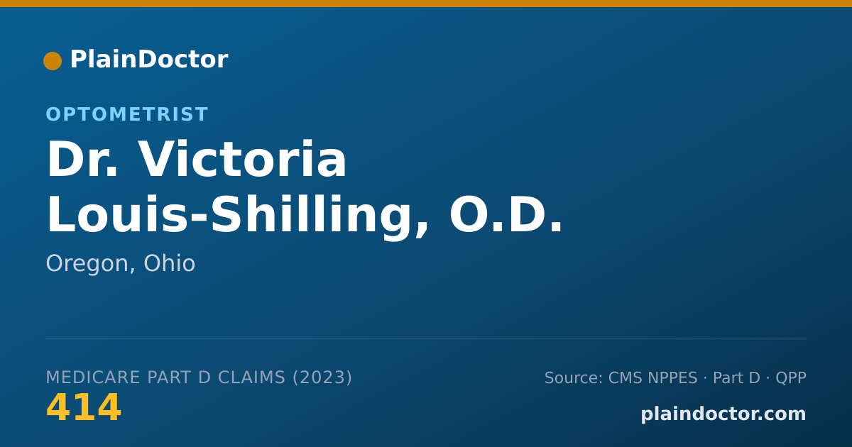 Shareable card for Victoria Louis-Shilling, O.D. - Optometrist, Oregon, OH