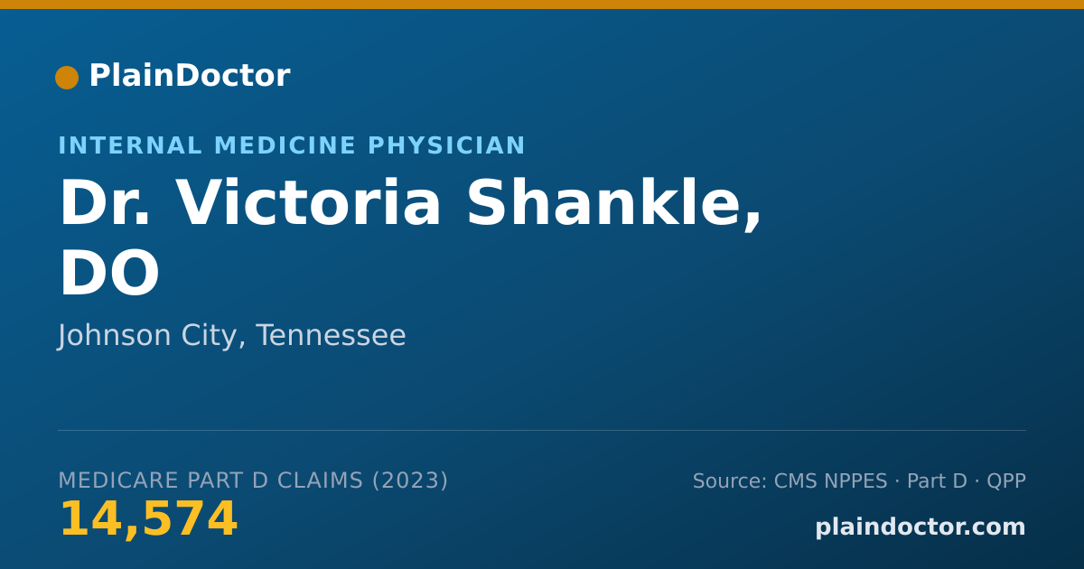 Shareable card for Victoria Shankle, DO - Internal Medicine Physician, Johnson City, TN