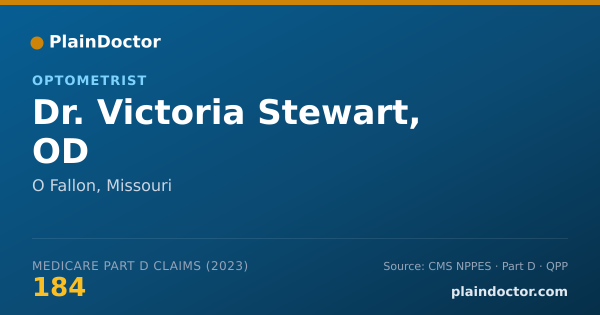 Shareable card for Victoria Stewart, OD - Optometrist, O Fallon, MO