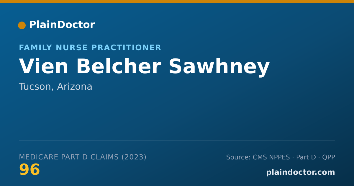 Shareable card for Vien Belcher Sawhney - Family Nurse Practitioner, Tucson, AZ