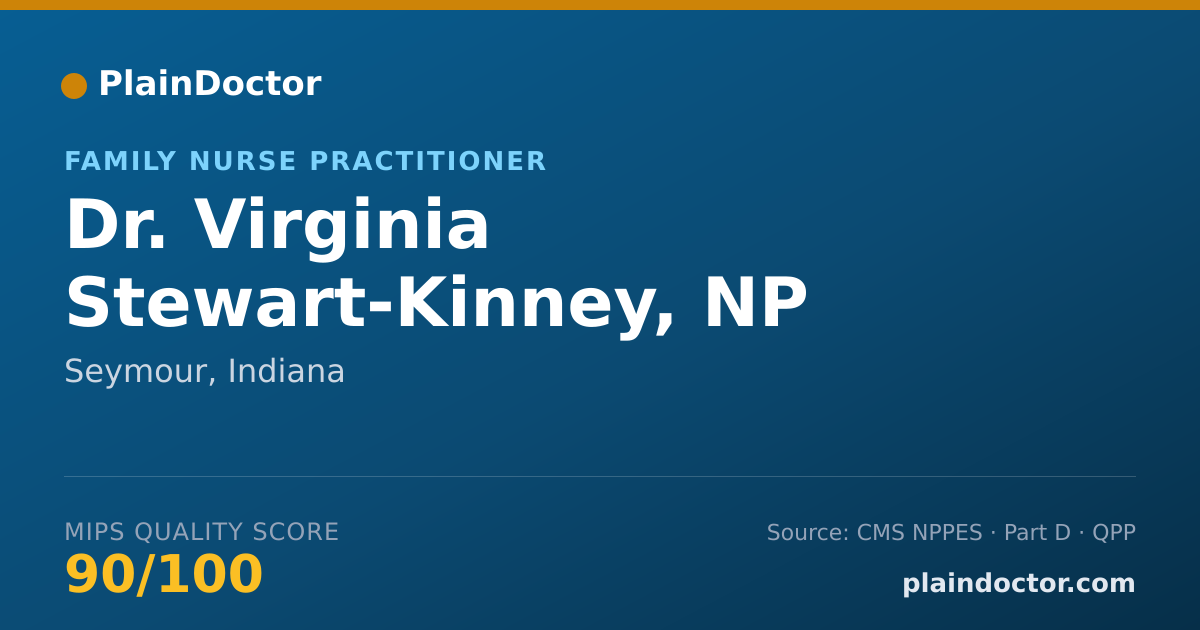 Shareable card for Virginia Stewart-Kinney, NP - Family Nurse Practitioner, Seymour, IN