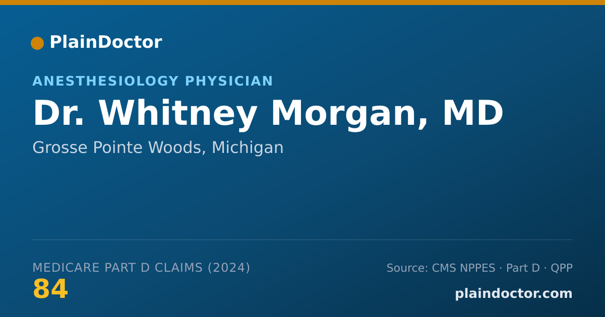 Shareable card for Whitney Morgan, MD - Family Medicine Physician, Grosse Pointe Woods, MI