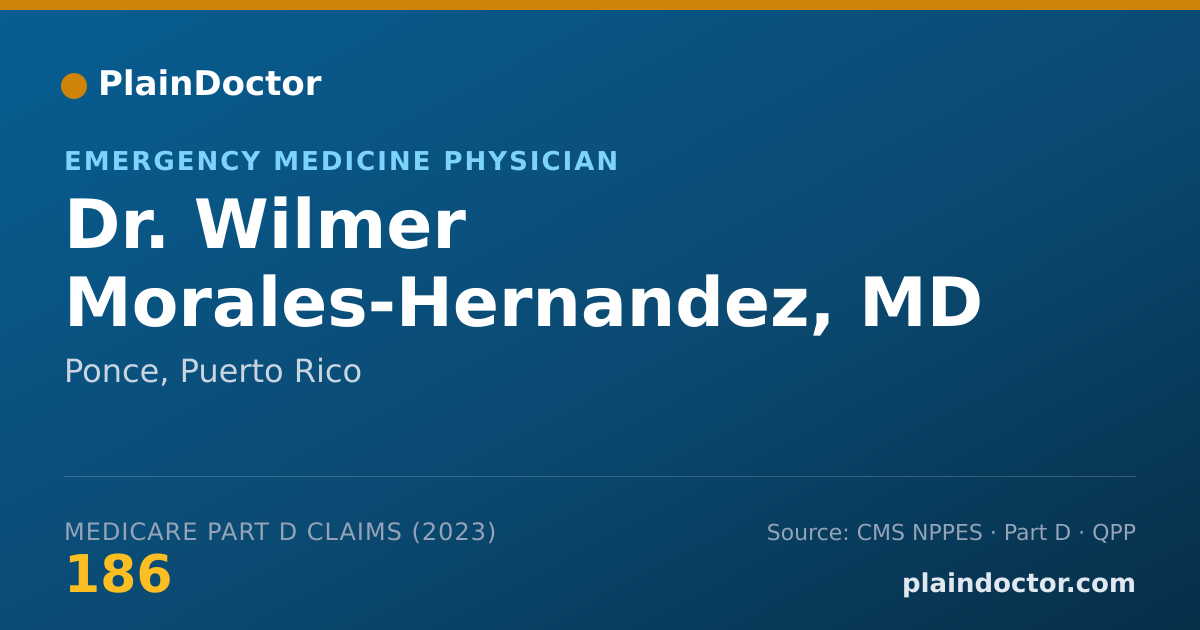 Shareable card for Wilmer Morales-Hernandez, MD - Emergency Medicine Physician, Ponce, PR