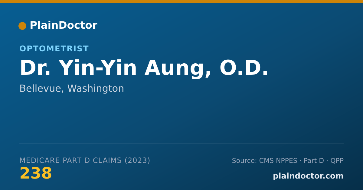 Shareable card for Yin-Yin Aung, O.D. - Optometrist, Bellevue, WA