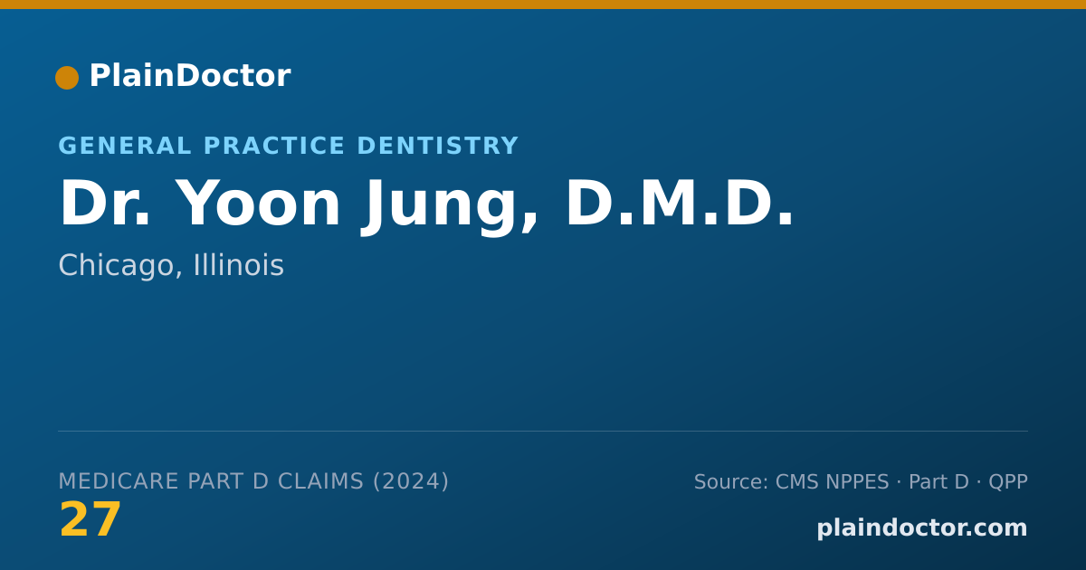Shareable card for Yoon Jung, D.M.D. - General Practice Dentistry, Chicago, IL