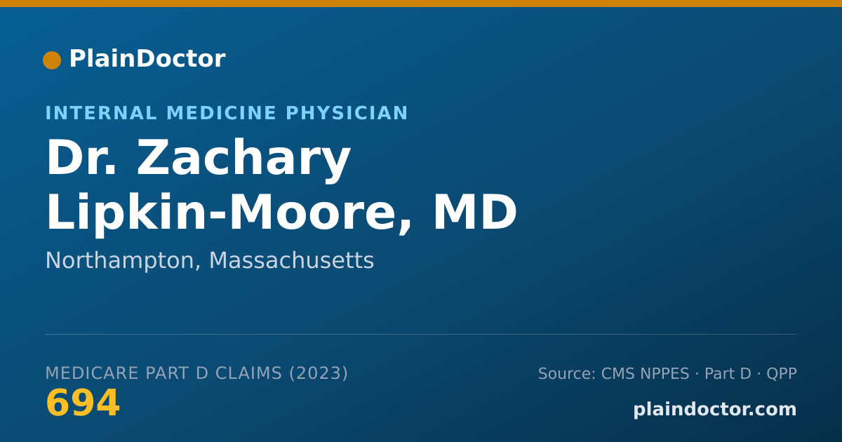 Shareable card for Zachary Lipkin-Moore, MD - Internal Medicine Physician, Northampton, MA